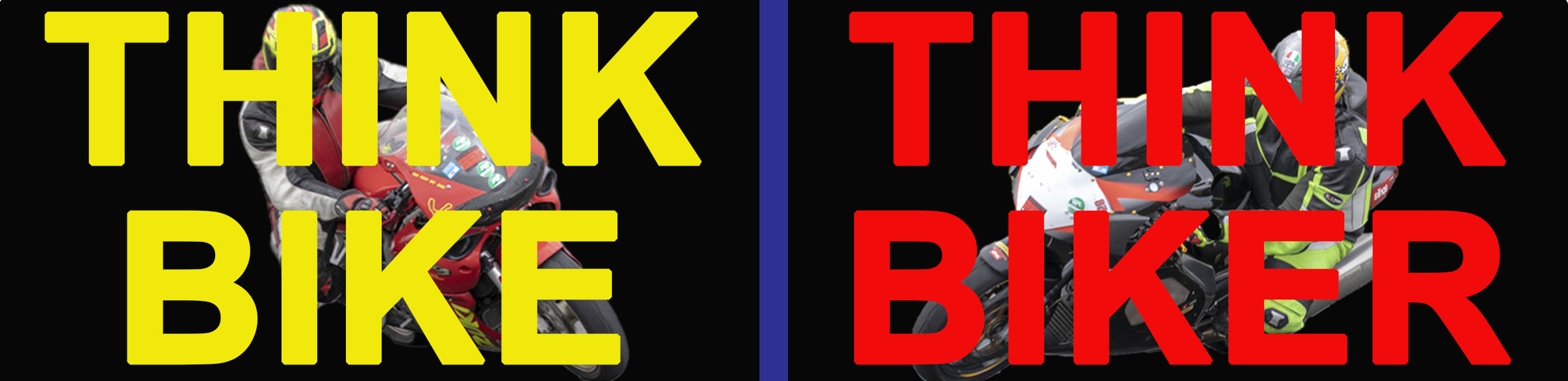 THINK BIKE sticker small