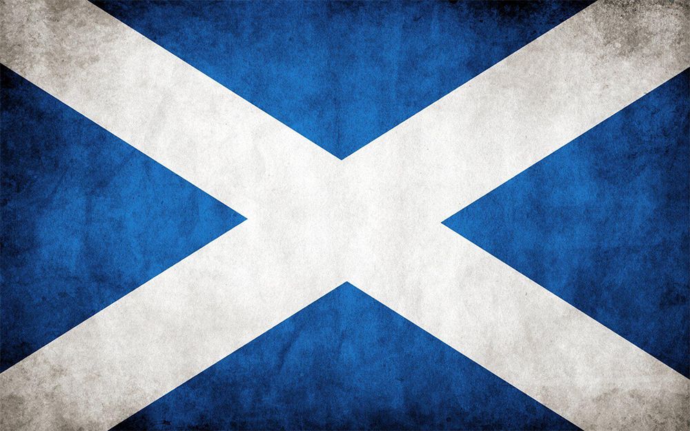 2 x Saltire Flag Stickers Car Vinyl Decals  St Andrews Cross Flag